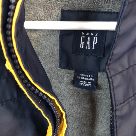 Baby Gap Navy 12-18M Toddler Boy Coat - Picture 3 of 4